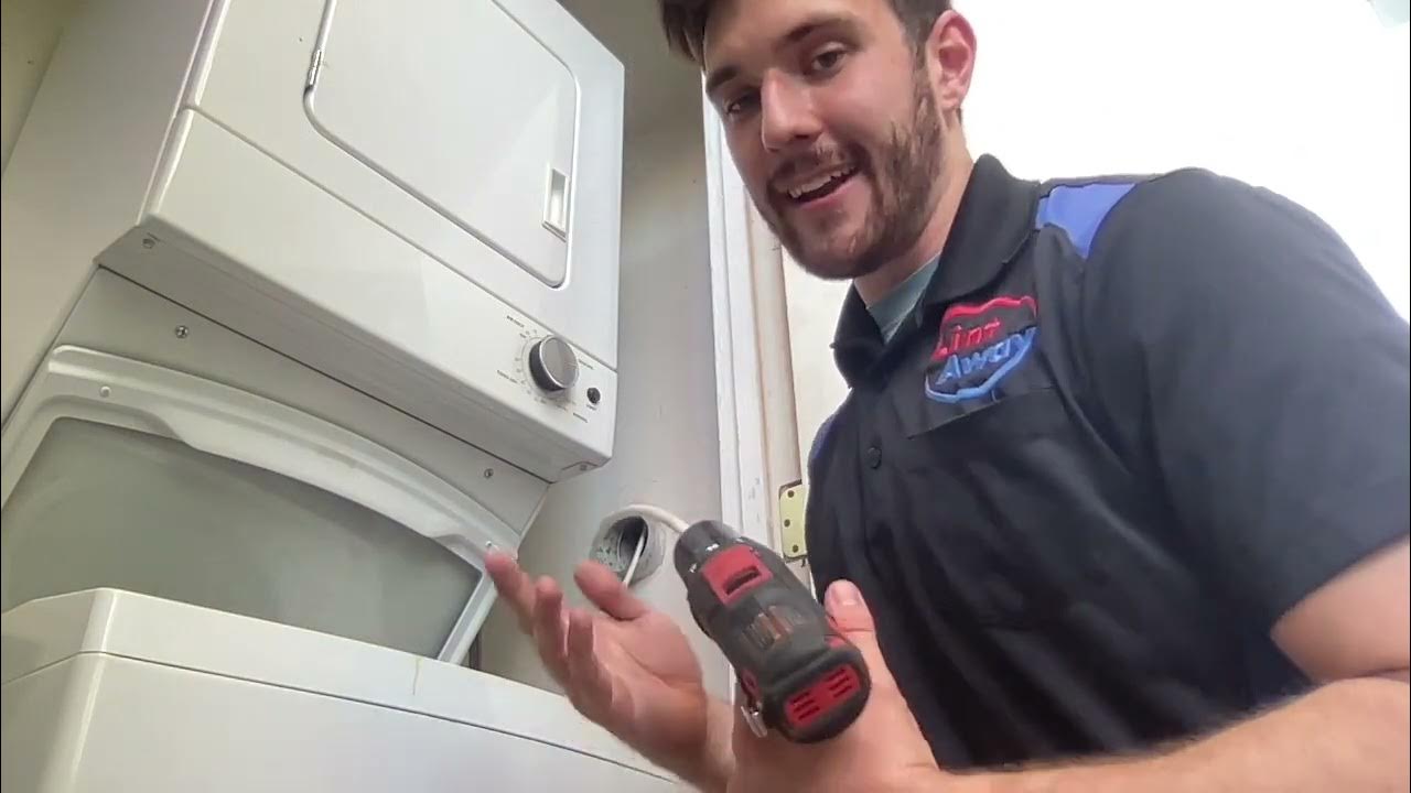 Do it Yourself Dryer Vent Cleaning Dryer Vent Rods Stuck! HOW TO CLEAN DRYER VENT YouTube