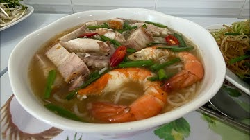 Cách nấu bún nước lèo  Sóc Trăng ! !!! Nguyên liệu ở phần mô tả bên dưới !