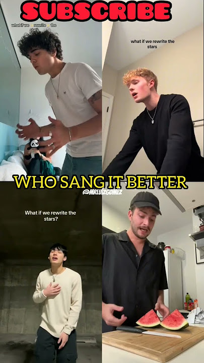 Rewrite the Stars - Who sang it better ft.#alexander Stewart, Michael Girow, Johnny Huyn & Caio Klin