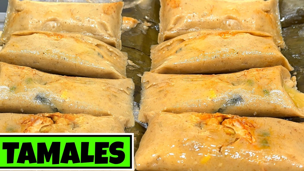 Tamales salvadoreños de pollo - en **CANTIDAD PEQUEÑA**