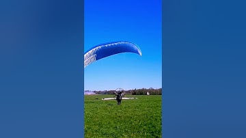 Forward Launch. Good TakeOff Paramotor PPG clasic start