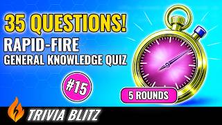 🔥 Trivia Blitz – 35 Rapid-Fire Quiz Questions #15 (Test Your Trivia Knowledge over 5 Rounds) screenshot 5
