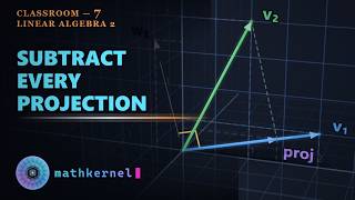 Subtract Every Projection, Build a Perfect Basis | Classroom 7 · Linear Algebra 2