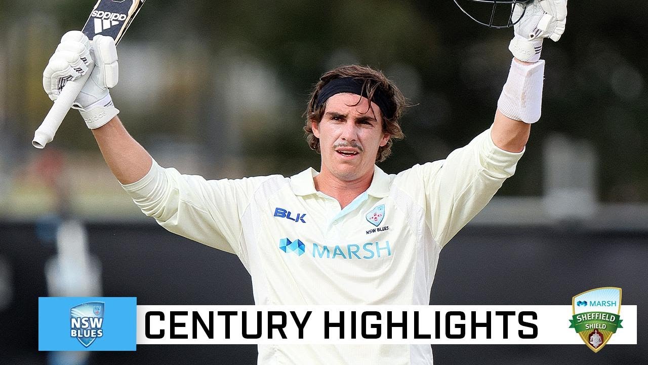 Abbott stakes his allrounder claim with maiden first-class ton | Marsh Sheffield Shield 2020-21