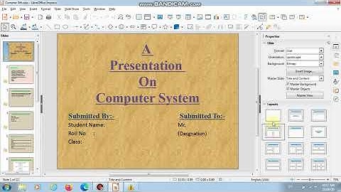 WorkSpace View in LibreOffice Impress in Hindi