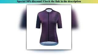 Hot Picks YKYWBIKE Women Cycling Short Sleeve Cycling Jersey Seamless Process Flyweight Pro Fit Daz