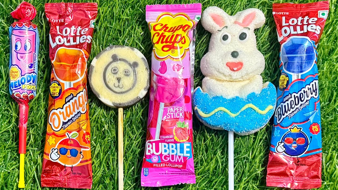 Relaxing Candy ASMR 🎧 | Gummy Candy Unboxing Video ASMR | Lots Of Colorful Rainbow Lollipop Candy🍬