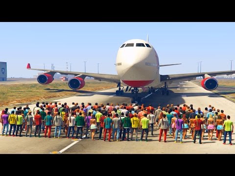 CAN 100+ PEOPLE STOP THE PLANE IN GTA 5?