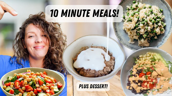 Four recipes I can't stop eating! (vegan, plant based, oil-free) thumbnail