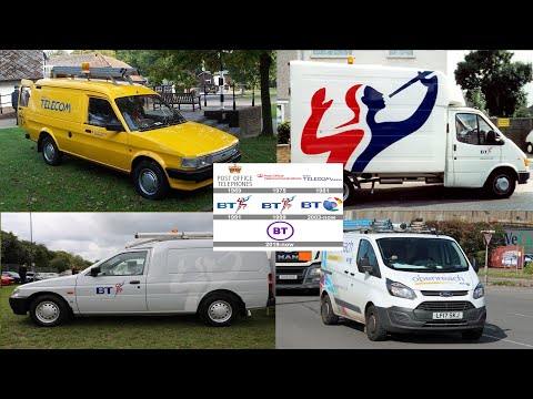 BRITISH TELECOM WORKERS AND THEIR VEHICLES  BT / OPENREACH
