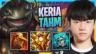 LEARN HOW TO PLAY TAHM KENCH SUPPORT LIKE A PRO! | T1 Keria Plays Tahm Kench Support vs Rakan!  Seas