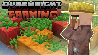 OVERWEIGHT FARMING - ГИГАНТСКИЕ ОВОЩИ! ОБЗОР МОДА НА МАЙНКРАФТ