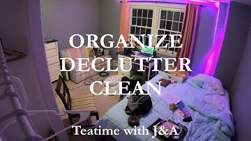 Clean With Me - Whole House Declutter and Organize (time lapse)