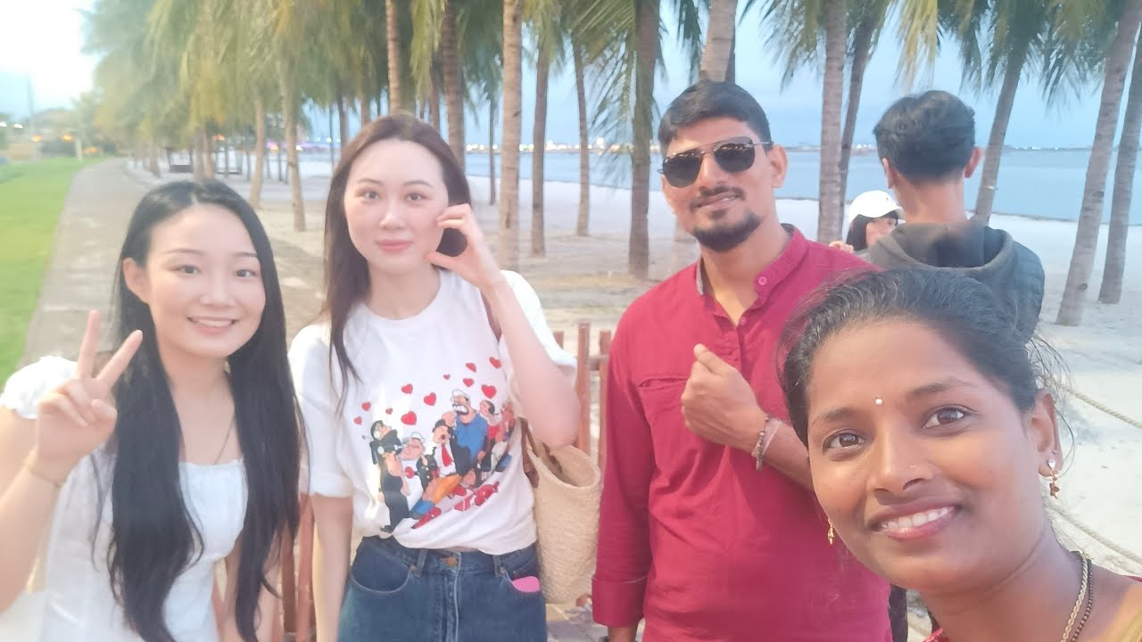 Aloha beach ⛱️ chanies New Year 🎊 celebrate 🥂