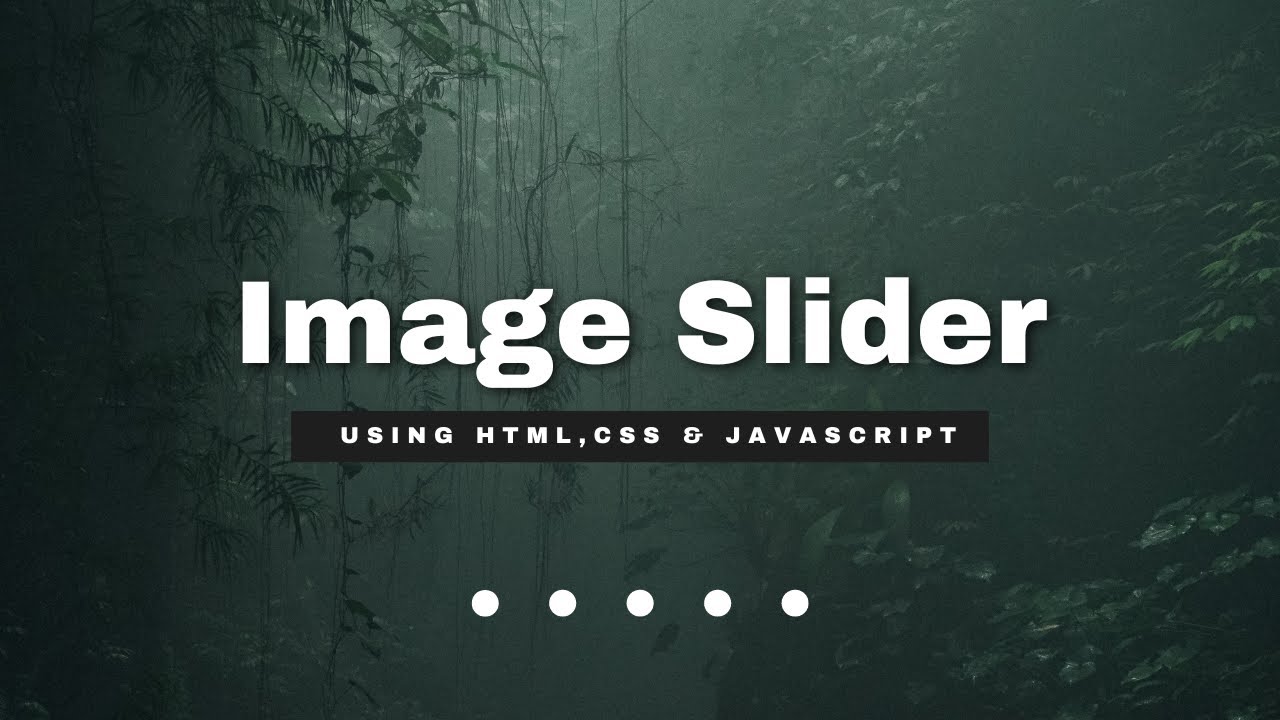 How to Make Image Slider Using HTML & CSS 😱 - YouTube