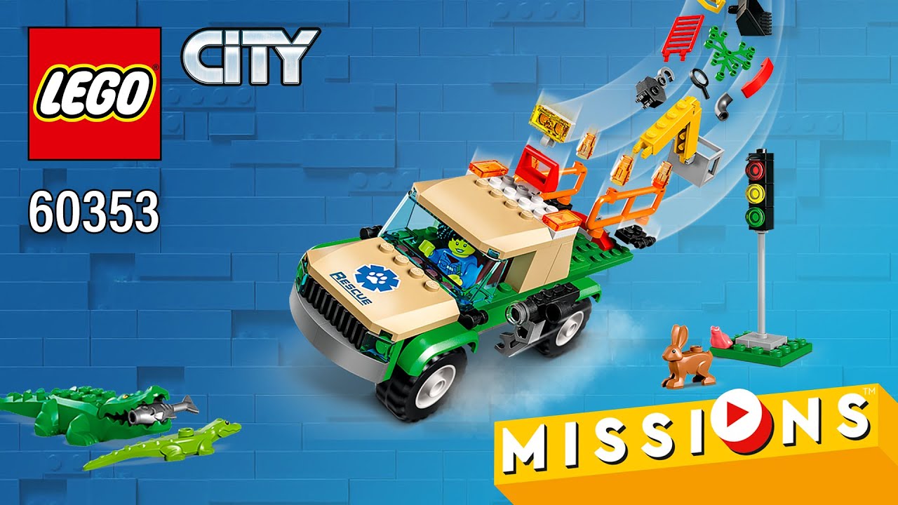 Præsident status maksimere LEGO® City | Wild Animal Rescue Missions (60353)[246 pcs] Building  Instructions | Top Brick Builder - YouTube