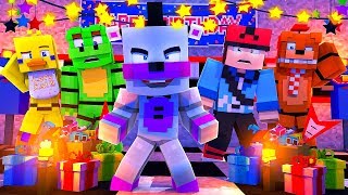 Minecraft FNAF 6 Pizzeria Simulator - HELPY BECOMES A HUMAN! (Minecraft Roleplay)