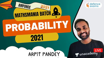 MathsMania Batch - Lets Start Probability MCQ | Target NDA/Airforce X & Y/Navy 2021 | Arpit Pandey
