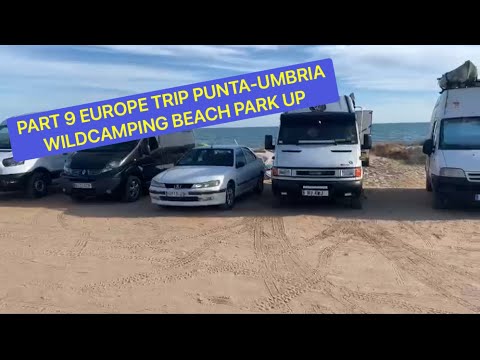 PART 9 EUROPE TRIP PUNTA - UMBRIA SPAIN 🇪🇸 BEACH PARKUP