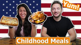 German Husband Reacts to My Childhood Meals! (American Wife)