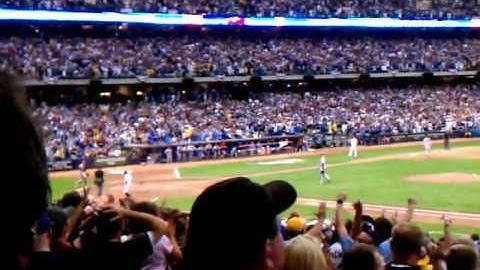 2011 NLDS Game 5 - Carlos Gomez Steals Second Base, Bot 10th