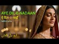 AYE DIL-E-NADAN | ऐ दिल नादान | Rumi Fusion | Hindi Song | Film Razia Sultan | Urdu Lyrics