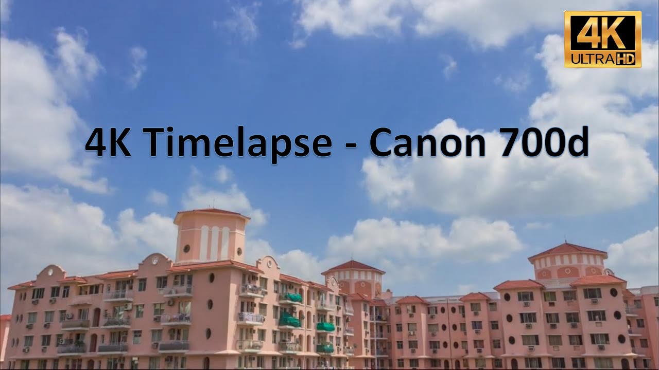 Clouds 4K 60 FPS Time-lapse during Lockdown! Canon 700D+Magic Lantern