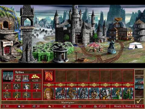 Warlock Town - Heroes of Might and Magic III mod (VCMI) - YouTube
