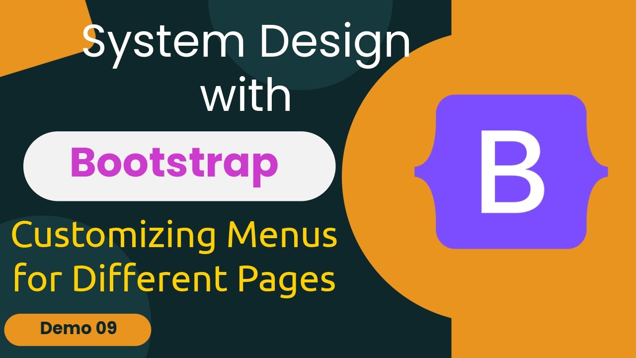 Designing UI of a web application using Bootstrap - Demo 09 - YouTube