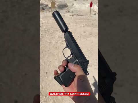 Walther PPK .22lr Suppressed!