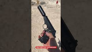 Walther PPK .22lr Suppressed!