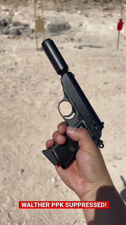Walther PPK .22lr Suppressed!