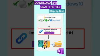 How to Download and Unzip Your Planner File  #onenoteplanner #digitalplaner #onenoteobsessed