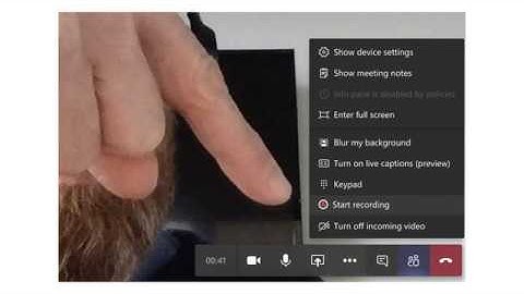 Microsoft Office 365 - Starting a video chat in Teams