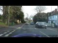 Andover . Hants. Hampshire.. Drive between Mylen Road &amp; Millstream Close. Second part. Feb 2015.