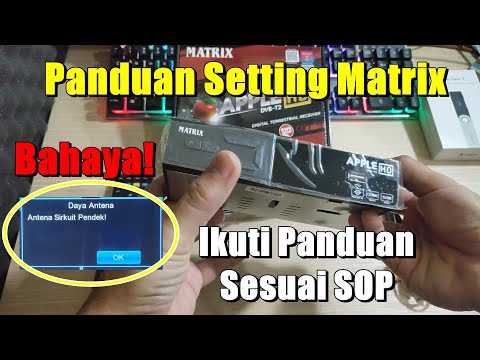 Cara Pasang STB Digital Matrix Apple HD - Tips Penting Saat instalasi STB Digital