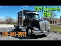 2021 Kenworth T680 Mid Roof Sleeper for Sale! Flatbed Delight!