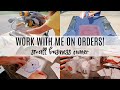 Work With Me On Orders As A Small Business Owner | Studio Vlog