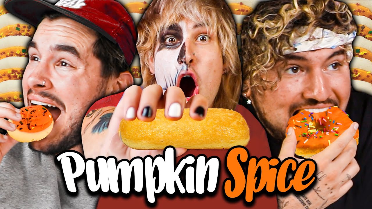 Trying EVERY Pumpkin Spice Snack ft. Kian and JC