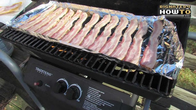 Cooking Bacon On A Grill With Aluminum Foil • The Wicked Noodle