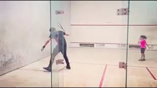 SQUASH. What does training with Ramy Ashour look like?