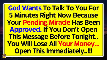 11:11🛑God Says: In 5 Minutes, All Your Pending Miracles Will Be Approved..✝️God Blessings Today 1111