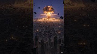 nuclear bombing scenery. #shorts #nuclear #war #trending #military #3danimation