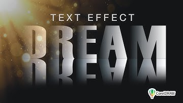 Learn How to Quickly do Text Shadow Effect in CorelDraw | Text Effect in CorelDraw