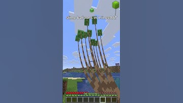cool slime balloons in minecraft 🎈