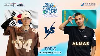 DOKYUN VS ALMAS / POPPING TOP 8 / JDIO 2026