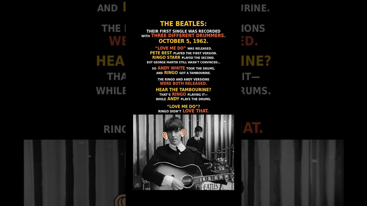 THE BEATLES: “LOVE ME DO” TOOK THREE DIFFERENT DRUMMERS bekijken op YouTube THE BEATLES: “LOVE ME DO” TOOK THREE DIFFERENT DRUMMERS bekijken op YouTube