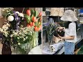 👒A DAY IN MY LIFE: Flower Market in Seoul, Home Decor, & Friends! 💐