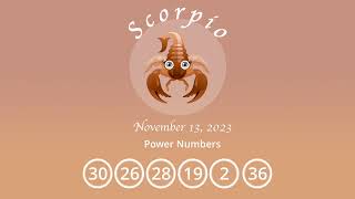 Scorpio horoscope for November 13, 2023