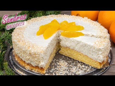 Video: Kokos-Orangen-Torte